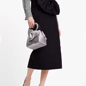 NWT Kate Spade Bow Pencil Skirt Black Size 12 Workwear Chic